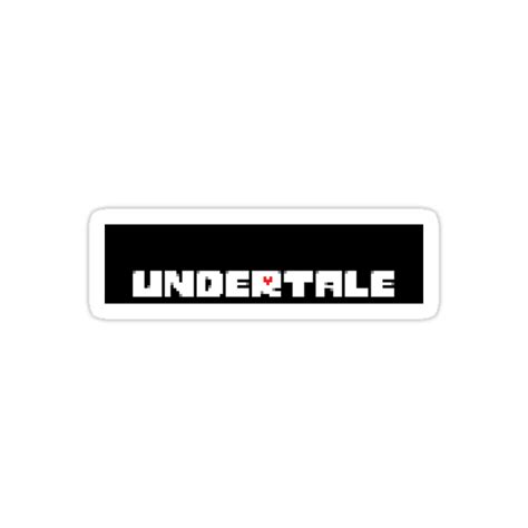 "Undertale Logo" Stickers by GruntCatcher | Redbubble