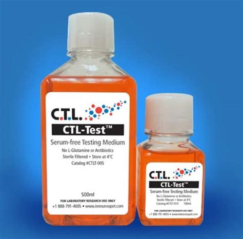 CELLULAR TECHNOLOGY LTD CTL TEST MEDIA 500ML, Quantity: Each of 1 ...