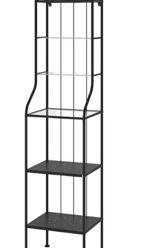 Ikea Black Shelves, Furniture & Home Living, Bathroom & Kitchen ...