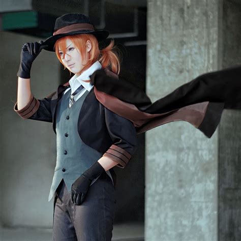 All set Bungo Stray Dogs Nakahara Chuya cosplay costume Halloween ...