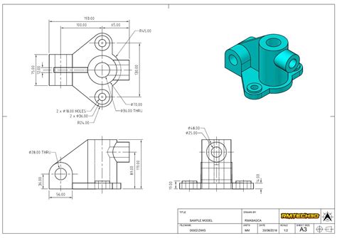 Autocad 2d Drawing Samples