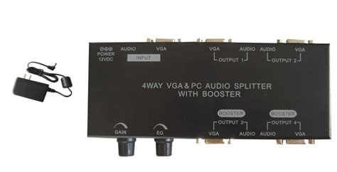 4 WAY VGA + PC AUDIO SPLITTER COMING SOON | Pro2