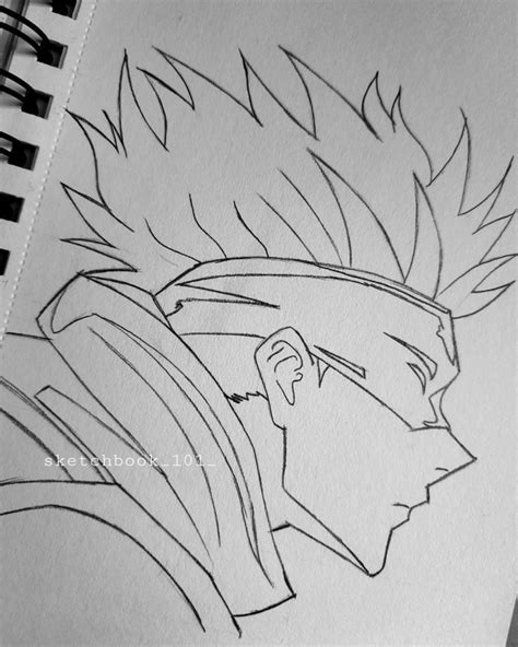 Gojo sketch em 2023 | Desenhos de anime, Tutorial de desenho, Estilos ...