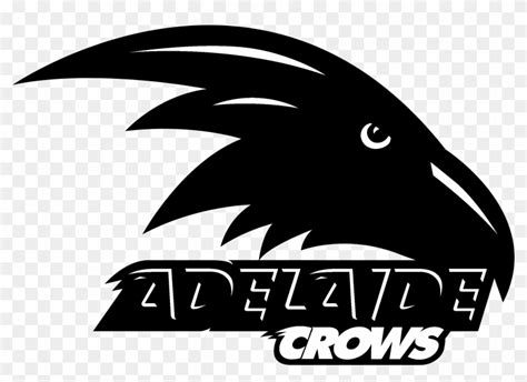 Adelaide Crows Logo Black And White - Adelaide Crows Logo Svg Clipart ...