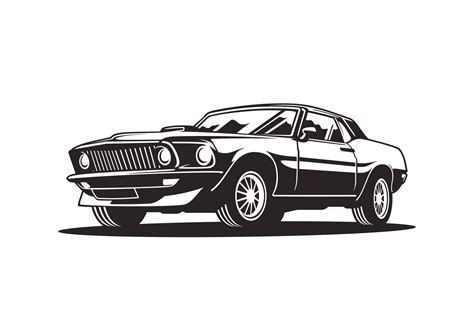 Vintage Car Clipart Black And White Tree