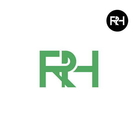 Letter RH Monogram Logo Design 27307603 Vector Art at Vecteezy