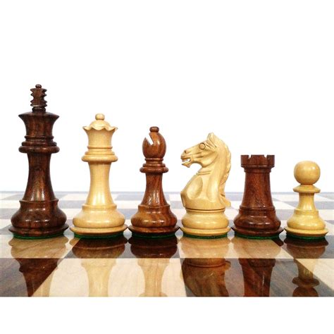 Buy Royal Chess Mall Fierce Knight Staunton Chess Pieces Only Chess Set ...