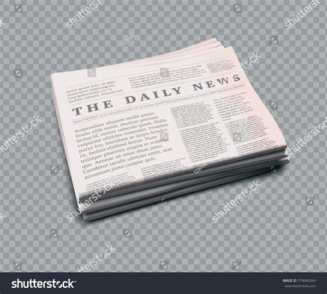 866 Newspaper blank mockup Stock Vectors, Images & Vector Art ...