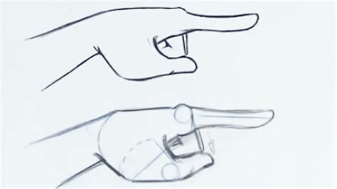 How to Draw the Finger Pointing (Step by Step) - YouTube