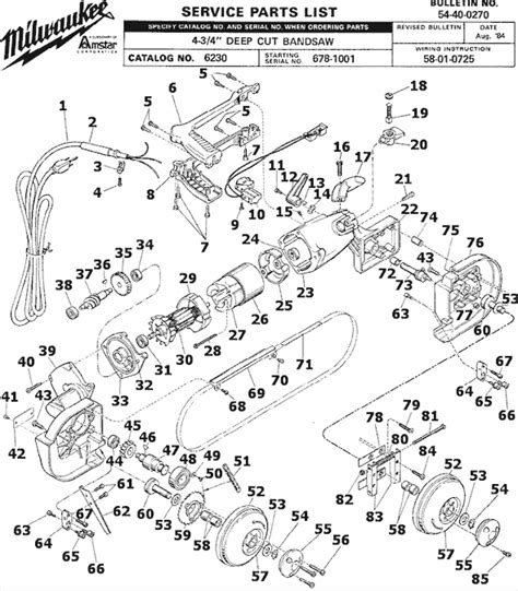 Milwaukee Portable Band Saw Parts | Reviewmotors.co