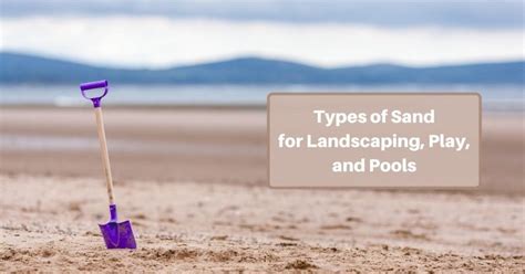 Types Of Sand For Your Landscaping - Yards Improved