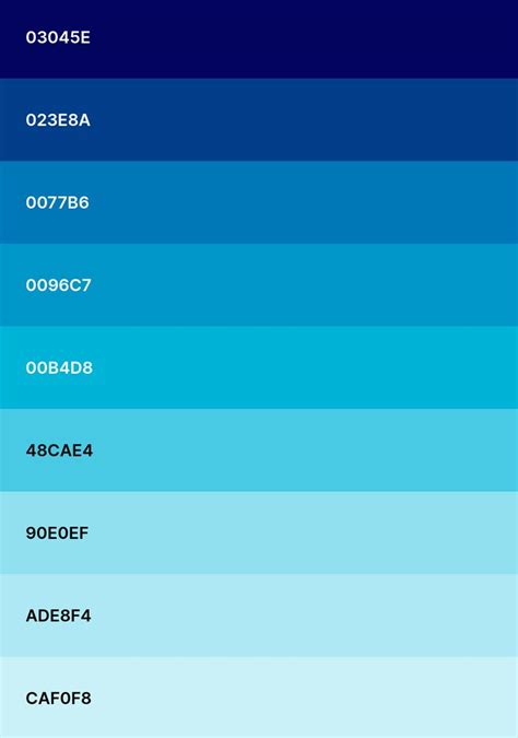 Blue color palette | Blue color pallet, Blue colour palette, Logo ...