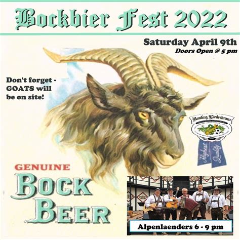 Bockbier Fest 2022 — Reading Liederkranz