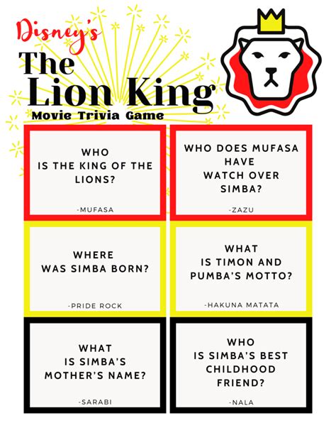 Disney Trivia: The Lion King - Best Movies Right Now