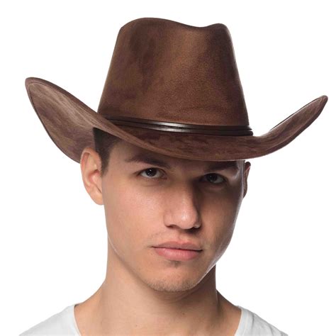 Brown Suede Cowboy Hat - Walmart.com