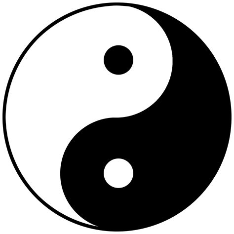 Black And White Yin Yang Symbol Copy And Paste - art-er