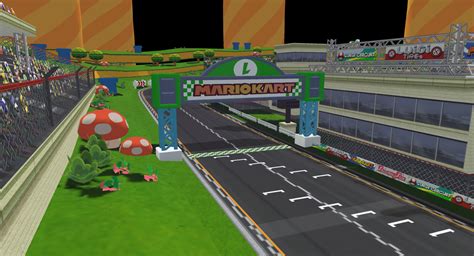 Wii Luigi Circuit (8 Deluxe Concept) [Mario Kart 8] [Mods]