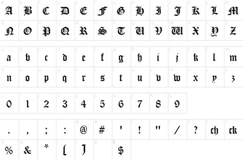 Cloister Black Font - 1001 Free Fonts