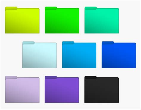 Colored Folder Icons Mac