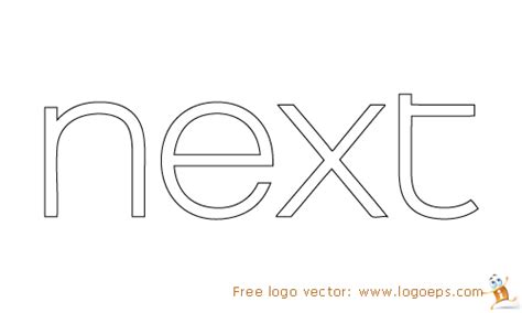 Next Clothing logo vector - Free download vector logo of next Clothing