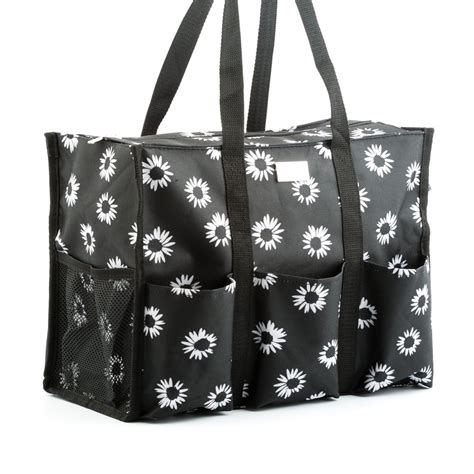 Pursetti - Pursetti Zip-Top Organizing Utility Tote Bag with Multiple ...