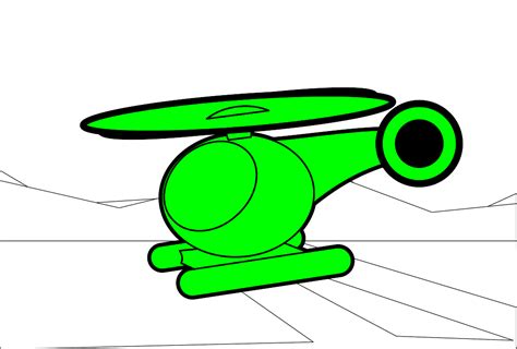 Green Helicopter Clip Art at Clker.com - vector clip art online ...