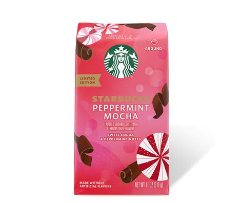 Peppermint Mocha Flavored Ground Coffee | Starbucks®️ at Home