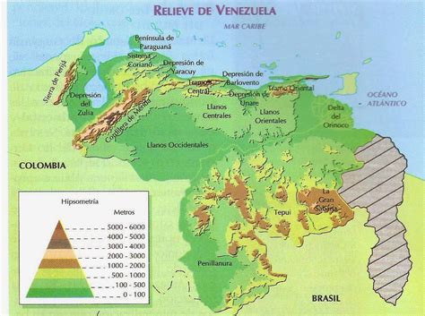 GEOGRAFÍA DE VENEZUELA: 3ER AÑO - EL RELIEVE DE VENEZUELA