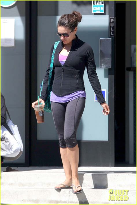 Photo: mila kunis blazing workout 12 | Photo 2709473 | Just Jared