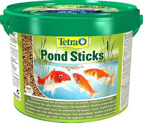 Aliment complet pour petits poissons de bassin tetra pond sticks 10l