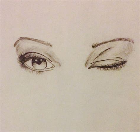 Winking Eye Drawing at GetDrawings | Free download