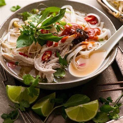 Vietnamese Chicken Pho soup (Pho Ga) | RecipeTin Eats