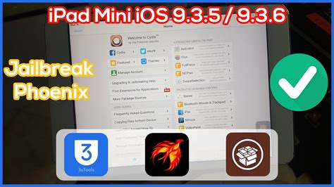 How to Jailbreak iPad Mini iOS 9.3.5 / 9.3.6 - EASY method 100% Working ...