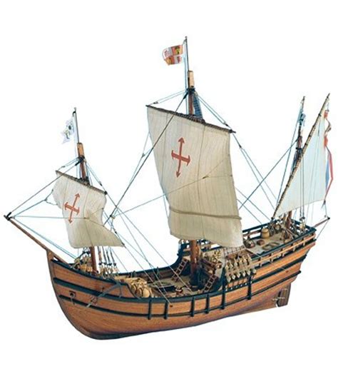 La Pinta Caravel. Wooden Model Ship Kit at 1:65 scale