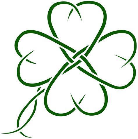 Four Leaf Clover Drawing - ClipArt Best