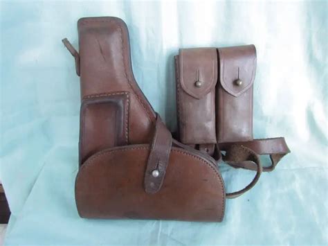 Surplus Vietnam War Chinese Type 54 TT Tokarev Pistol Leather Holster ...