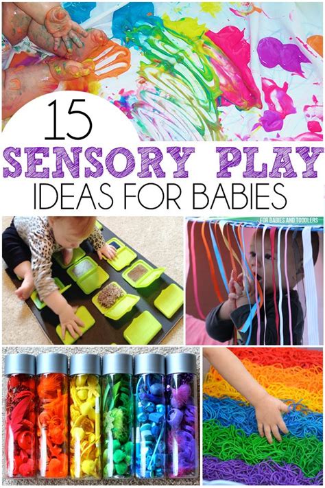 15 Sensory Play Ideas For Babies - I Heart Arts n Crafts Baby Sensory ...