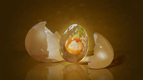 3D egg - Digital art wallpaper - backiee