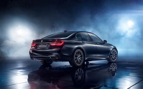 BMW 750i Black Ice Edition 2017 Rear, HD Cars, 4k Wallpapers, Images ...