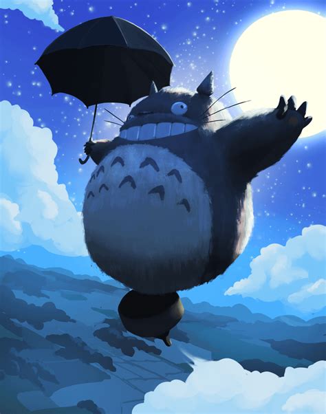 Continuing on with my Ghibli art! Here's our lovable Totoro. What ...