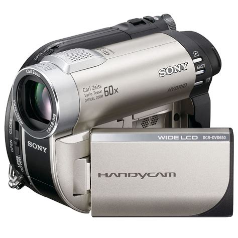 Sony Handycam® 60X Optical Zoom 2.7 in. LCD DVD Camcorder - Silver ...