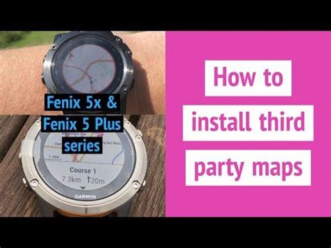 How to install third party maps on the Garmin Fenix 5x and Fenix 5 Plus ...