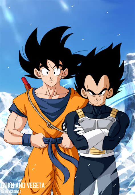 'Dragon Ball Super' Movie Art Imagines a Stunning Goku and Vegeta Team ...