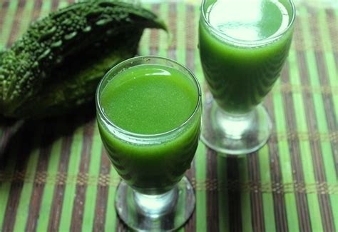 Bitter Gourd Juice Recipe / Bitter Melon (Karela) Juice Recipe ...