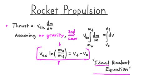 Video: Rocket Propulsion | Nagwa