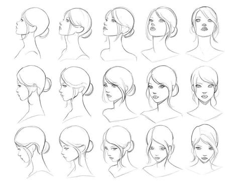 Female Face Drawing Reference and Sketches for Artists