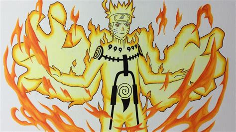 Naruto Bijuu Mode Drawing