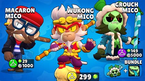 All Mico Skins in Brawl Stars