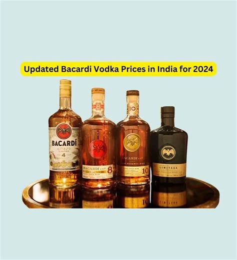 Bacardi Vodka Price in India Today (October 2024)