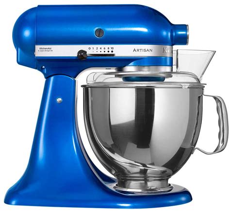 220 Volt KitchenAid 5KSM150PSEEB Artisan Stand Mixer - Electric Blue